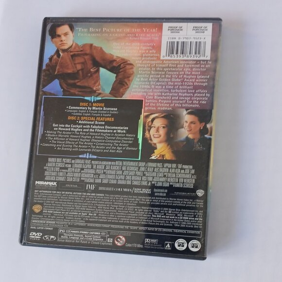 1/$7… 2/$12… 3/$15… 5/$20 🎥 DVD Movies, films, películas ✨Aviator - Picture 2 of 3
